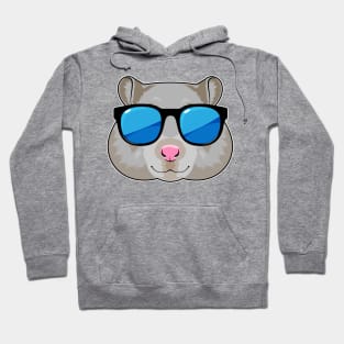 Hamster with Sunglasses Hoodie